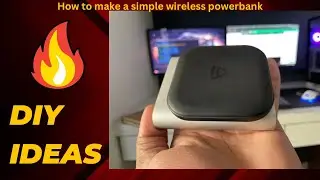 convert normal power bank into wireless power bank | how to make simple wireless power bank