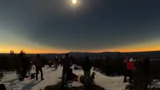 Solar Eclipse In northern Maine (Totality) From Mt.Chase (star of eclipse)