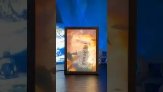 naruto light up painting Frame glowing Frame #animeart #lightpainting