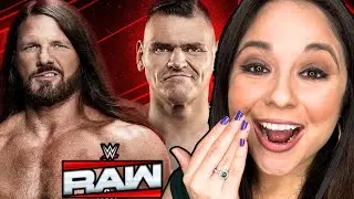 AJ STYLES VS GUNTHER WWE RAW LIVE STREAM!