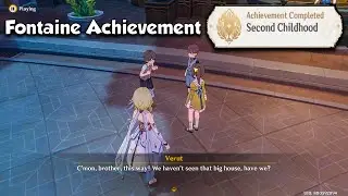 Second Childhood Fontaine Hidden Achievement | Their Childhood: City Caper