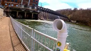 HYDRO DAM FISHING, SMALLIES, AND WALLEYE!