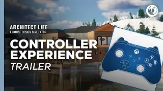 Architect Life: A House Design Simulator |  Trailer de experiencia con mando