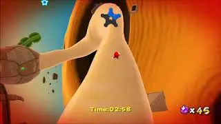 Super Mario Galaxy - Dusty Dune Galaxy - Sandblast Speedrun