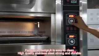 Why does bakery bread taste better in a deck oven?This Yanhui Deck Oven gives you the answer. 🍞🔥