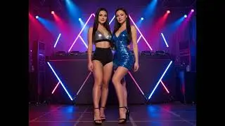 Blue Sexy Worlds Collide, Sexy Girl, House, Techno, EDM