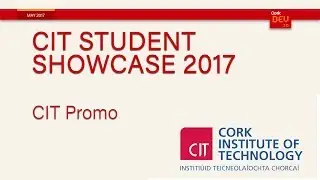 Corkdev: CIT Masters and PhD program promo