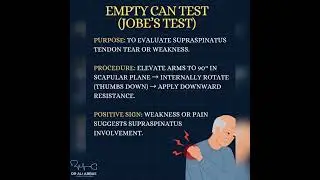 Special Test Shoulder Joint #shoulder #shoulderjoint #jointpain#test #special #healthcare #bodycare