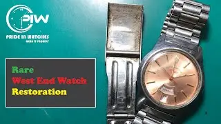 Rare Salmon Dial West End Watch | Complete Service & Restoration