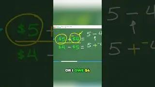 Math Explained Add Negative Numbers Easily! #maths #math #finance #money #education