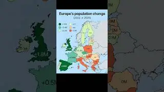 Europe&rsquo;s Population Is Changing Fast! 🌍 (2022&ndash;2025)
