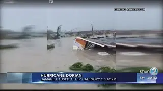 Hurricane Dorian hits the Bahamas