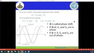 Single phase ac signal and phase shift calculation
