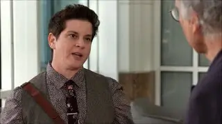 Larry David Gets in Trouble with a Lesbian - 