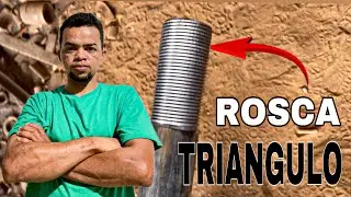 FAZENDO ROSCA NO TORNO. #metalúrgica #usinagem #torno #tornomecanico #torneiro #tornocnc #mecanica