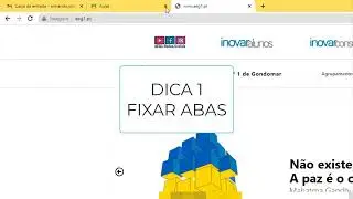 Google Chrome - Como fixar e agrupar abas