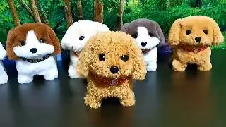 Funny Electric Walking Barking Wagging Tail Dog Puppy Plush Toy For Children--Byamio
