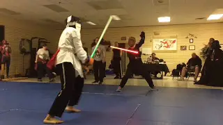 Star Wars Lightsaber battles at ShoppingTown Mall