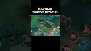 ☑️Natalia Passive Tutorial from Aprome | #mlbbshorts