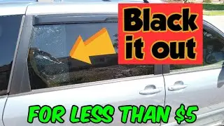 Vanlife | Black out Reflectics for Less than $5