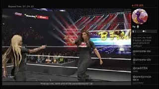 WWE 2K25 - Kayla Boo & Raquel Rodriguez vs. Bethenny Frankel - Handicap Match