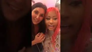 Nicki Minaj live last night at Fendi Collection launch