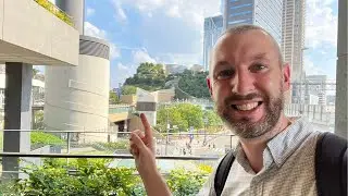 Walking in Osaka Japam 🚶Namba Parks Roof Top Garden #LIVE