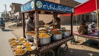 ROADSIDE PURE DESI CHEAP BREAKFAST 😍 PAKISTANI LOCAL STREET FOOD NASHTA | STREET FOOD PAKISTAN