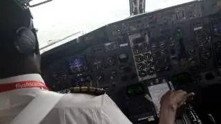Flyafrica Final Approach into HRE Boeing 737 500