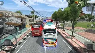 Bus Alugoro Garuda Mas Bawa Anak SMP 8 Sragen Liburan Ke Yogyakarta Telolet Basuri 