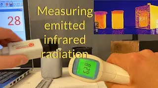 Different options for measuring infrared radiation emitted in physics practicals and demonstrations