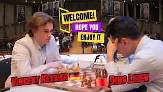 Vincent Keymer vs Ding Liren | GRENKE Chess Classic and Open 2024