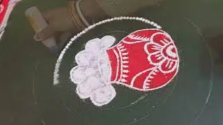 Pongal special Rangoli by painting shorts