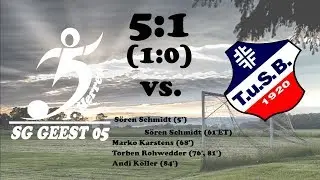 Highlights SG Geest 05 vs. TuS Bargstedt - 5:1 (1:0) - 16.09.2018