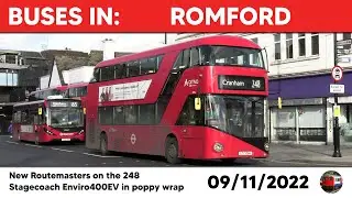 London buses in Romford 09/11/2022