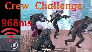PUBG MOBILE : CREW CHALLENGE 968ms Ping (Health Battle) Last Circle