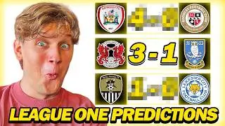 LEAGUE ONE GAME 1 PREDICTIONS!
