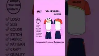 Custom Volleyball Uniforms#yt #fashion #ytshort #nangalsports #top #viralvideo #sports #viral #video