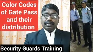 What is the Color Codes of Gate pass // Distribution of Gate Pass Copies // Gate Pass #securitygyan