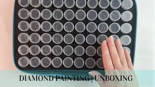 Diamond Painting - 60 Bottle Storage Case & Xyron Sticker Maker | Unboxing