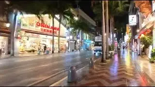 Drizzly evening at Kokusai Dori - Naha, Okinawa