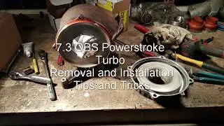 OBS 7.3 Powerstroke Turbo Tips and Tricks - How to remove the turbo without losing your mind