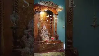 🏡✨ Buy Beautiful Solid Wood Home Temples | Handcrafted Elegance | ddassstore.com