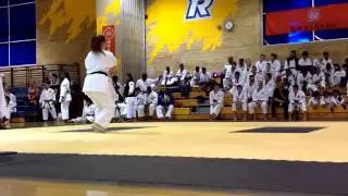 Gojushiho Sho (finals) Women's Team Quebec | IKD World Cup 2015 Shotokan Karate #IKDWorldCup