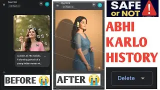Google Gemini AI 2025 ✅ Delete Photo History | AI Safe or Not? 🤯 Retro AI Trend