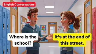 Everyday School & Study English Conversations | English for Beginners (A1–A2)