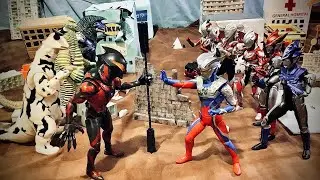 Ultraman Zero & New Generation Heroes vs Ultraman Belial | Ultraman Stop Motion | LJPL Animation