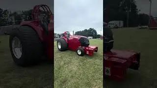 Cruel Intentions unloading at Wilson County Fair 2025 #NTPA #upoc #horsepower #tractorpulling