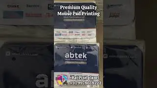 Premium Quality Mouse Pad Printing #rajpixelplanet #ghodasar #vatva #gidc #bestprintingservice