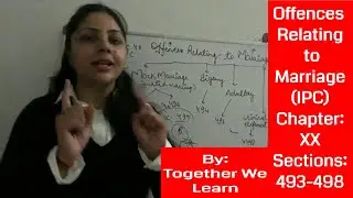 Lecture on Offences Relating to Marriage ||  IPC 1860 || Chapter XX || Sections 493 - 498